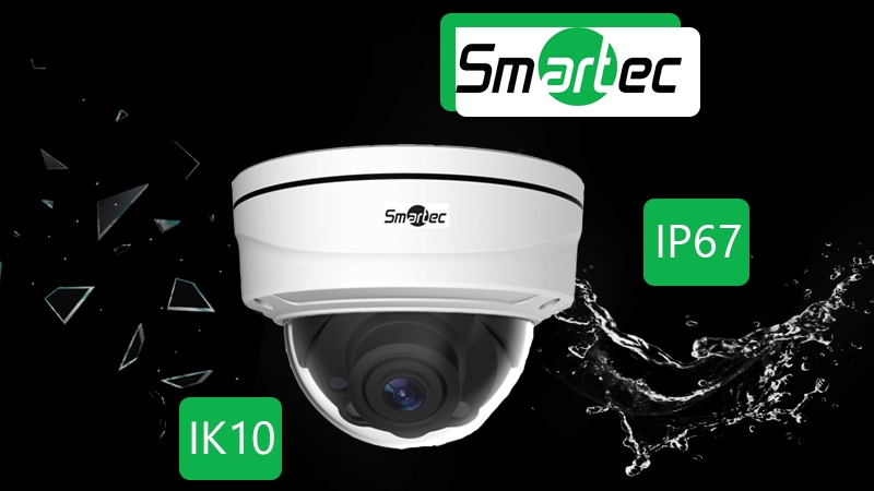 Новинка Smartec: купольная 2 Мп вандалозащищенная IP-камера STC-IPM3509А rev.3 Estima с ИК-подсветкой и моторизованным объективом
