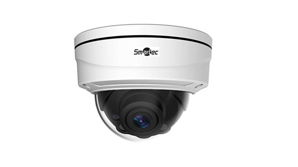 Новая купольная 5 Мп камера марки Smartec с моторизованным объективом и ИК-подсветкой до 50 м