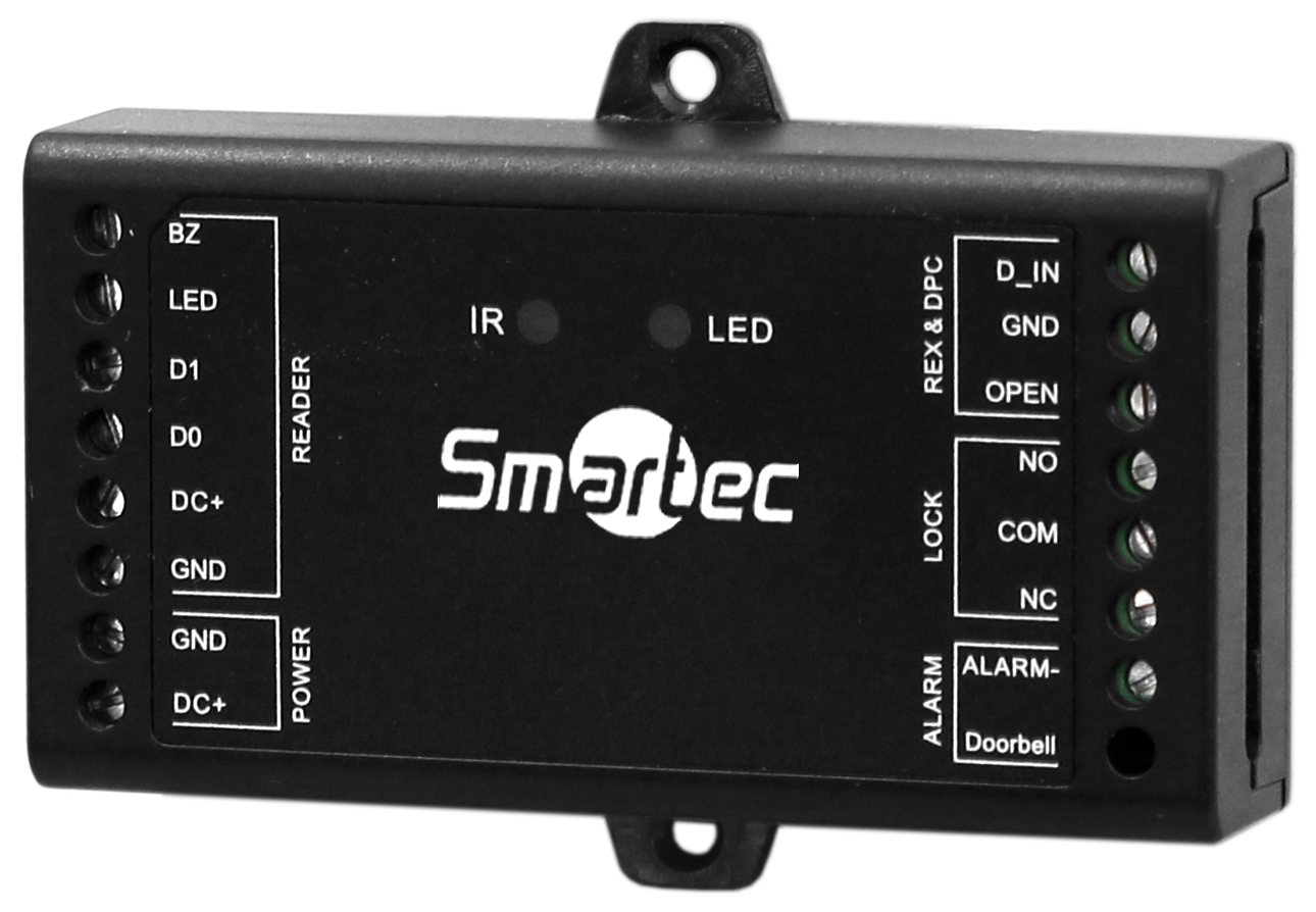 Новый автономный контроллер двери Smartec ST-SC011 с поддержкой внешних считывателей Wiegand и дополнительных режимов идентификации
